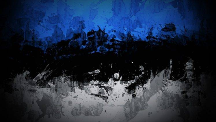 abstract, Blue, Dark, Black, White, Colorful, Estonia HD Wallpaper Desktop Background