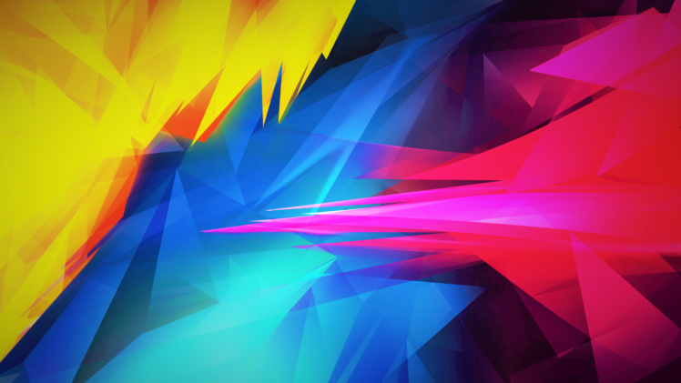 abstract, Blue, Yellow, Red, Pink, Purple, Orange, Colorful HD Wallpaper Desktop Background