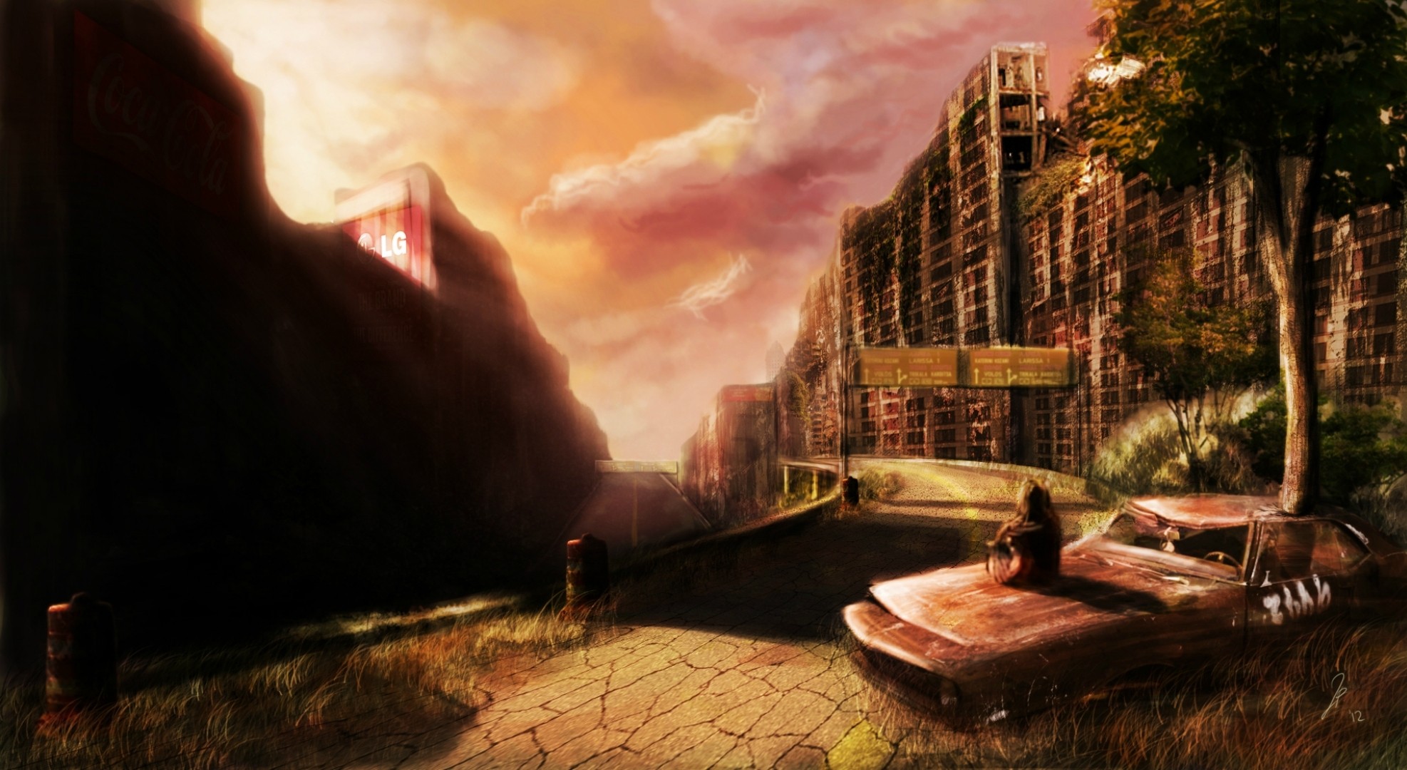 artwork, Apocalyptic, Science fiction Wallpaper