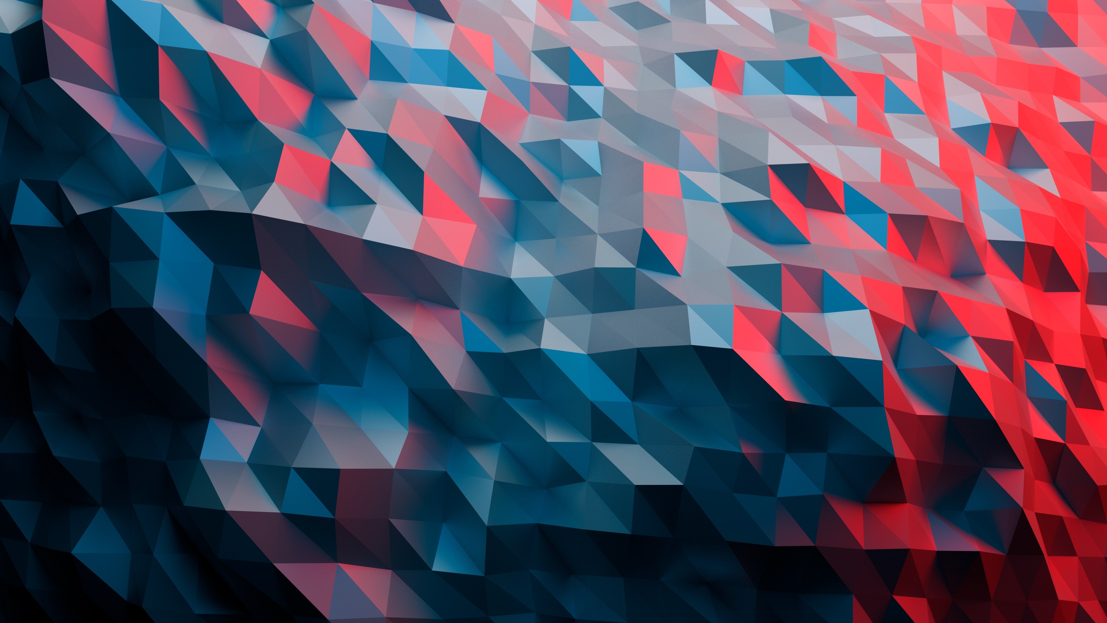low poly, Abstract Wallpaper