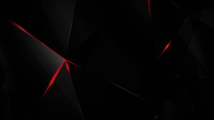 black, Dark, Abstract, 3D, Shards, Glass, Red Wallpapers HD / Desktop and  Mobile Backgrounds