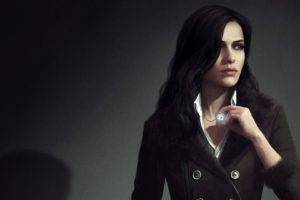 video game characters, The Witcher, The Witcher 3: Wild Hunt, Yennefer of Vengerberg, Trench coat