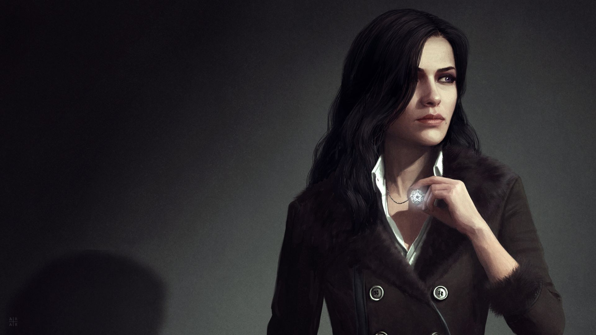video game characters, The Witcher, The Witcher 3: Wild Hunt, Yennefer of Vengerberg, Trench coat Wallpaper