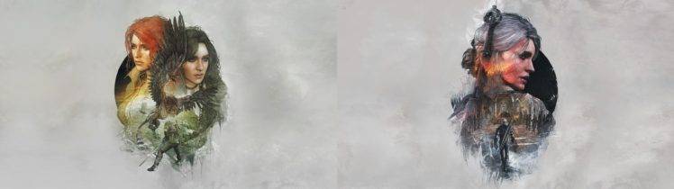 Triss Merigold, Cirilla Fiona Elen Riannon, Geralt of Rivia, Video game characters, The Witcher, The Witcher 3: Wild Hunt, Yennefer of Vengerberg, Cirilla, Ciri HD Wallpaper Desktop Background