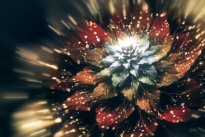 CGI, Digital art, Flowers