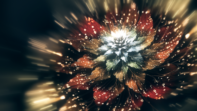 CGI, Digital art, Flowers HD Wallpaper Desktop Background