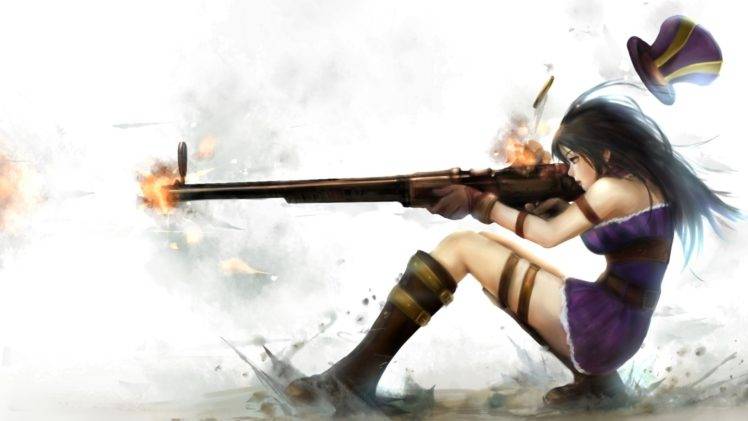 Caitlyn (League of Legends), League of Legends HD Wallpaper Desktop Background