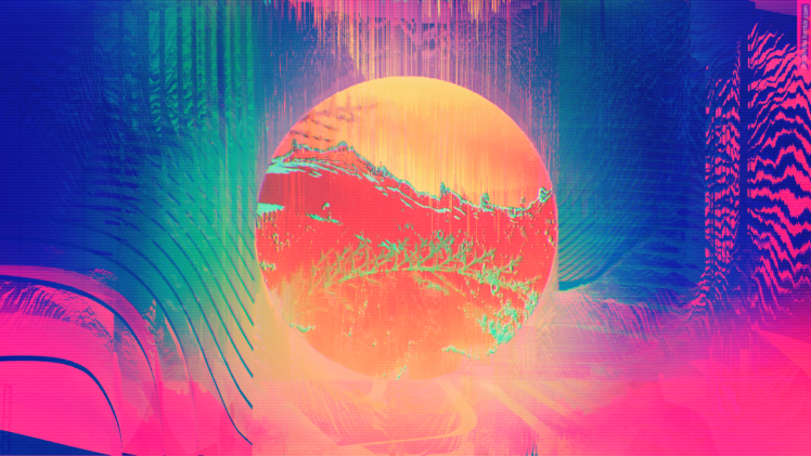 circle, Abstract, LSD, Glitch art HD Wallpaper Desktop Background