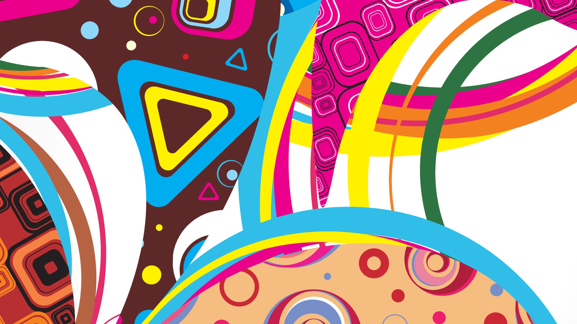 abstract, Colorful, Geometry Wallpaper