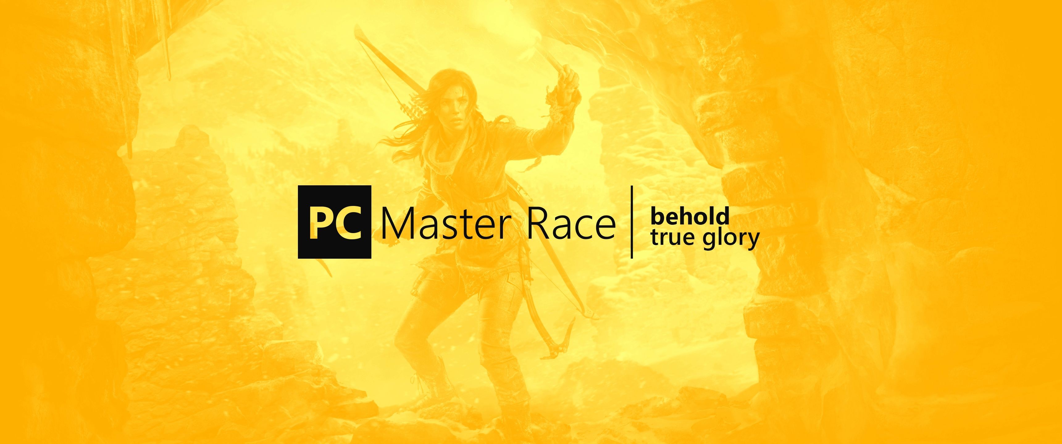 Lara Croft, PC Master  Race, PC gaming, Tomb Raider Wallpaper