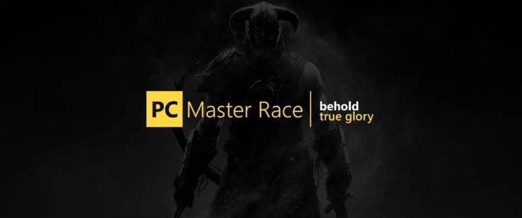 PC gaming, PC Master  Race, The Elder Scrolls V: Skyrim HD Wallpaper Desktop Background