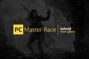 Lara Croft, PC gaming, PC Master  Race, Tomb Raider