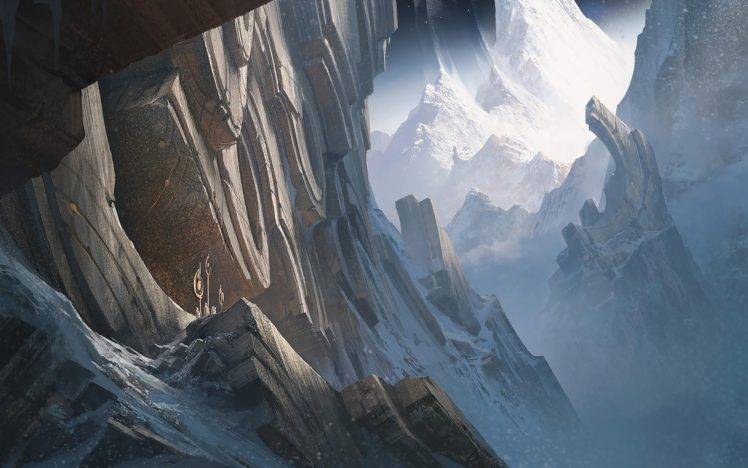 League of Legends, Mount Targon HD Wallpaper Desktop Background