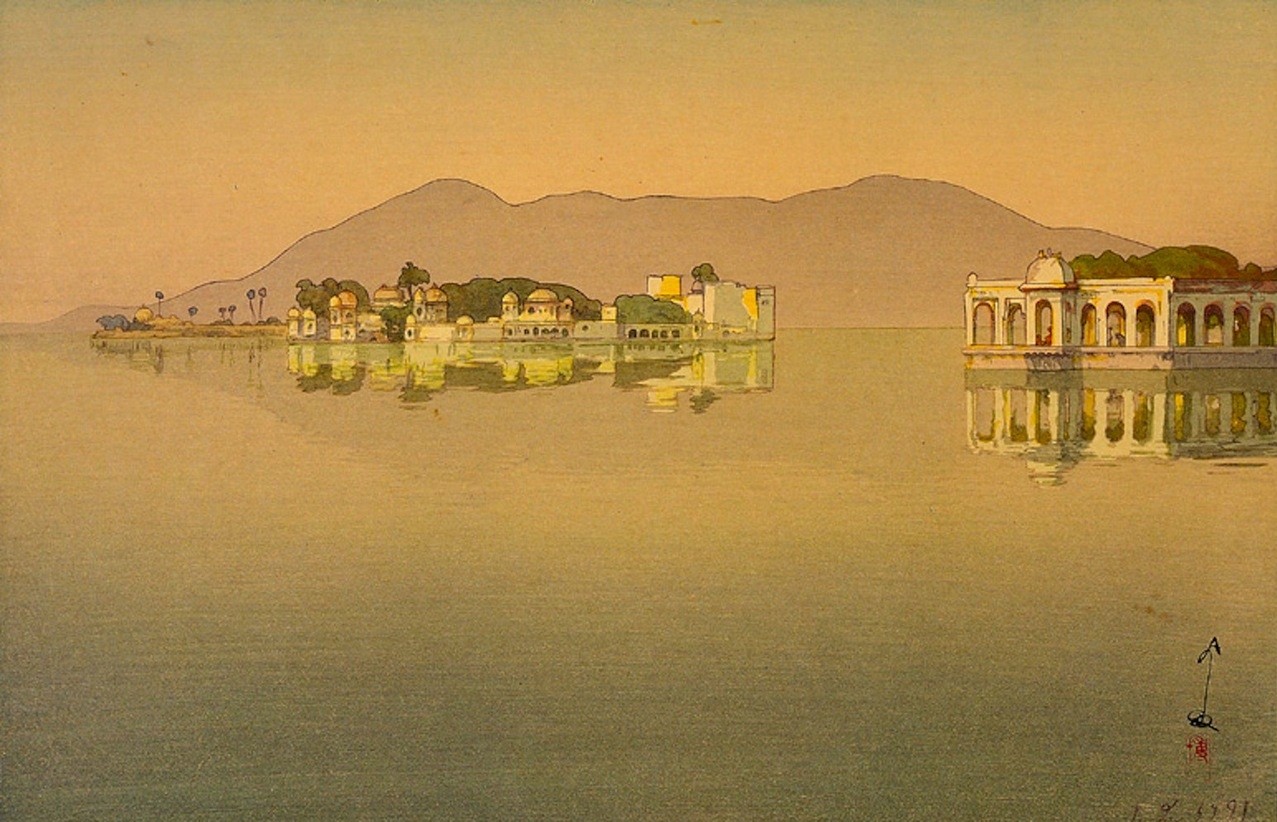 Yoshida Hiroshi, Japanese, Artwork, Painting, Mountains, Water Wallpaper