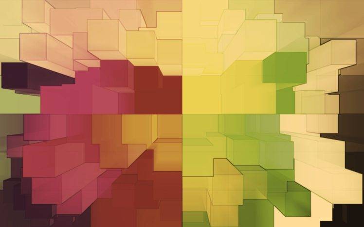 abstract, Geometry, Cube HD Wallpaper Desktop Background