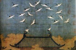 Emperor Huizong of Song, Artwork, Chinese, Painting, Cranes