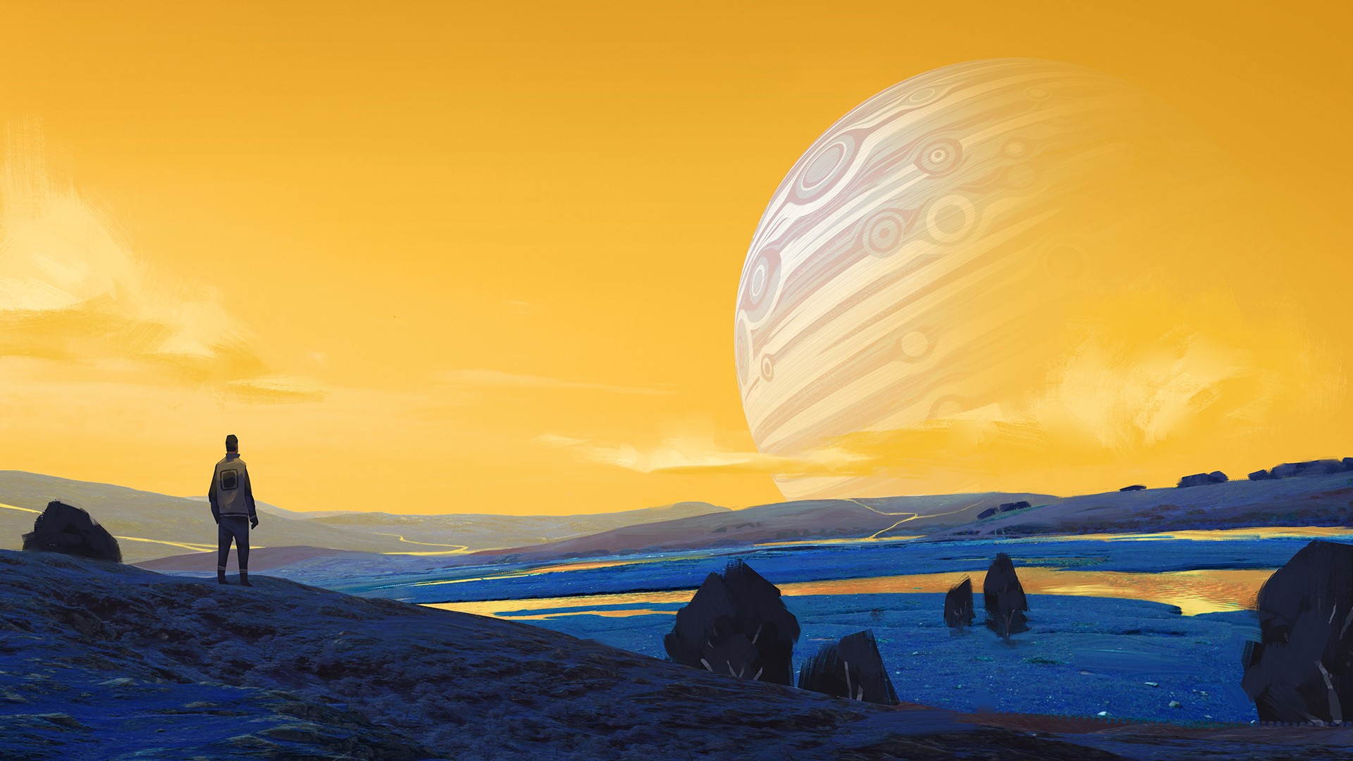 digital art, Planet Wallpaper