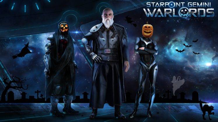Starpoint Gemini Warlords, Halloween, PC gaming, Video games, Science fiction, Digital art HD Wallpaper Desktop Background