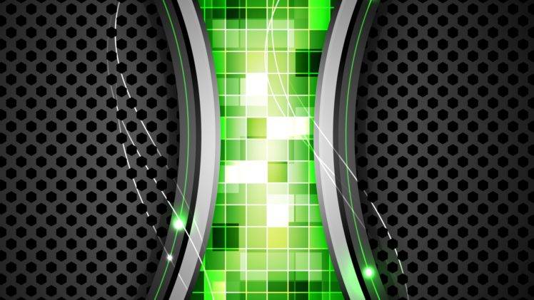 abstract, Vector, Pattern, Green HD Wallpaper Desktop Background