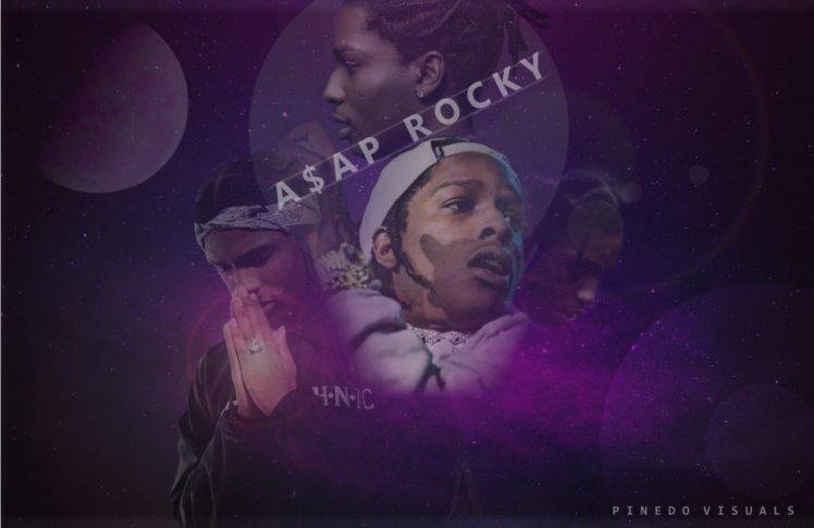 ASAP Rocky, Swaggy, Purple, Asap Ferg, Hip hop, Rapper, Abstract HD Wallpaper Desktop Background