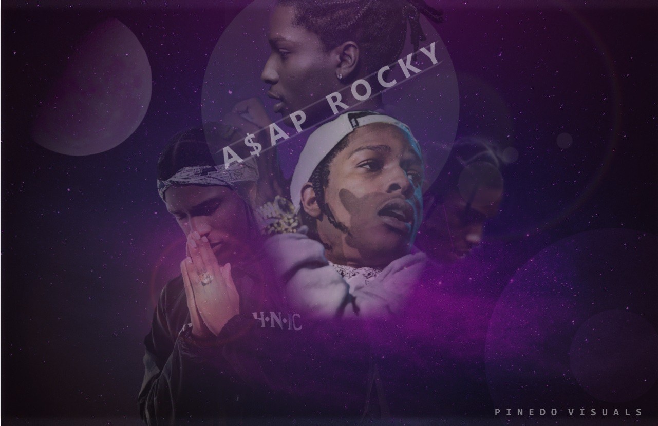 ASAP Rocky, Swaggy, Purple, Asap Ferg, Hip hop, Rapper, Abstract Wallpaper