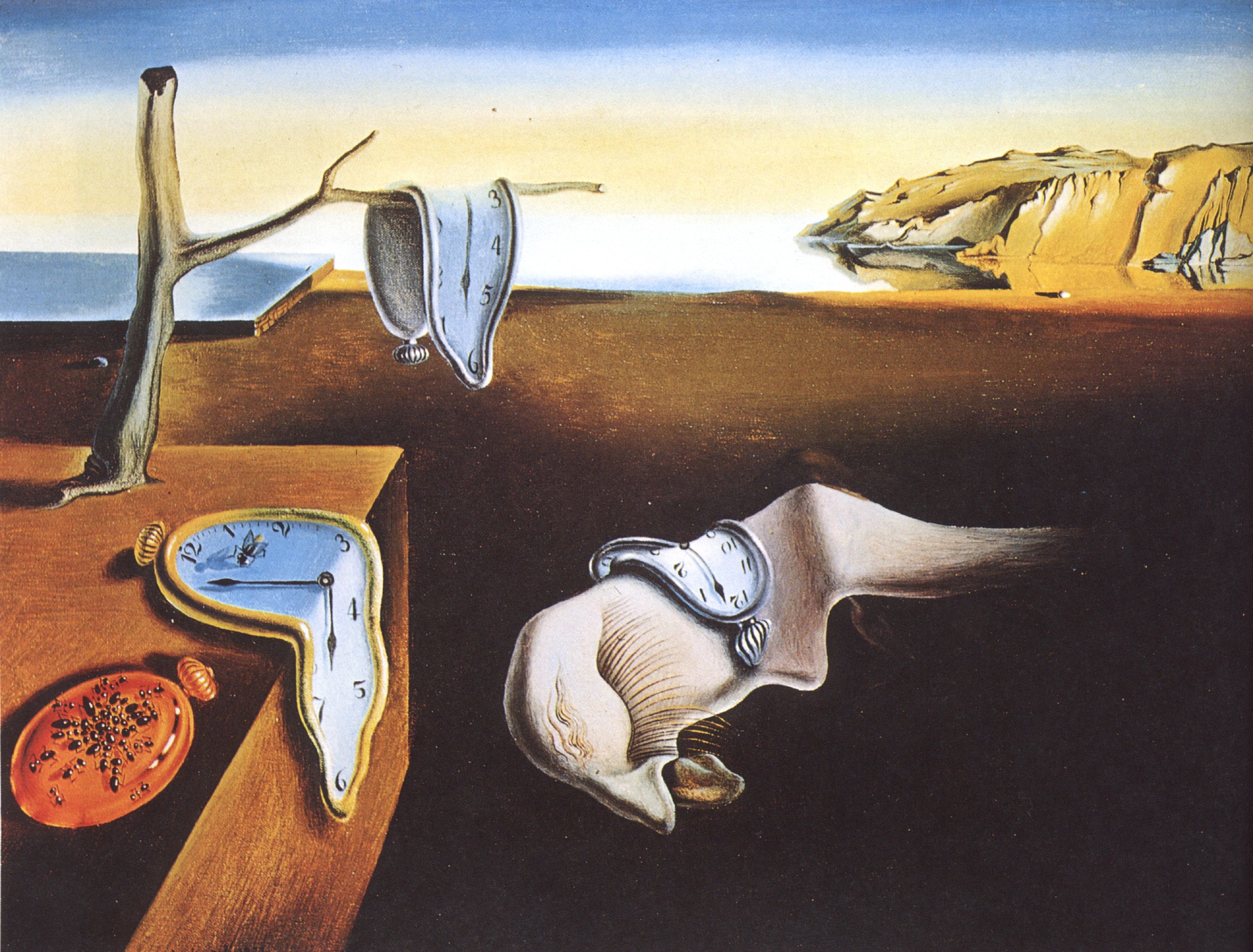 artwork, Salvador Dalí, Clocks, Classic art Wallpaper