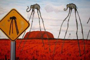 artwork, Salvador Dalí, Elephants, Signs