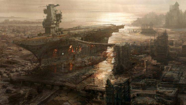 apocalyptic, City, Fallout 3 HD Wallpaper Desktop Background