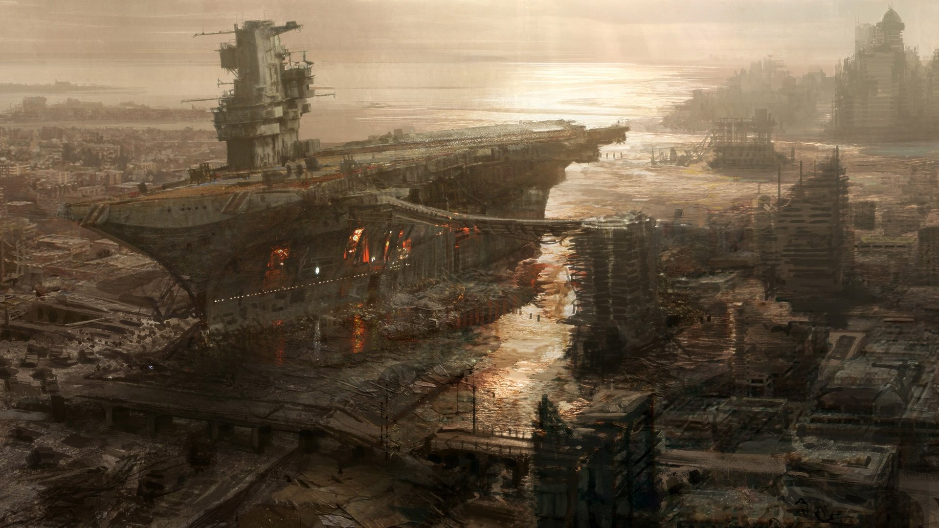 apocalyptic, City, Fallout 3 Wallpaper