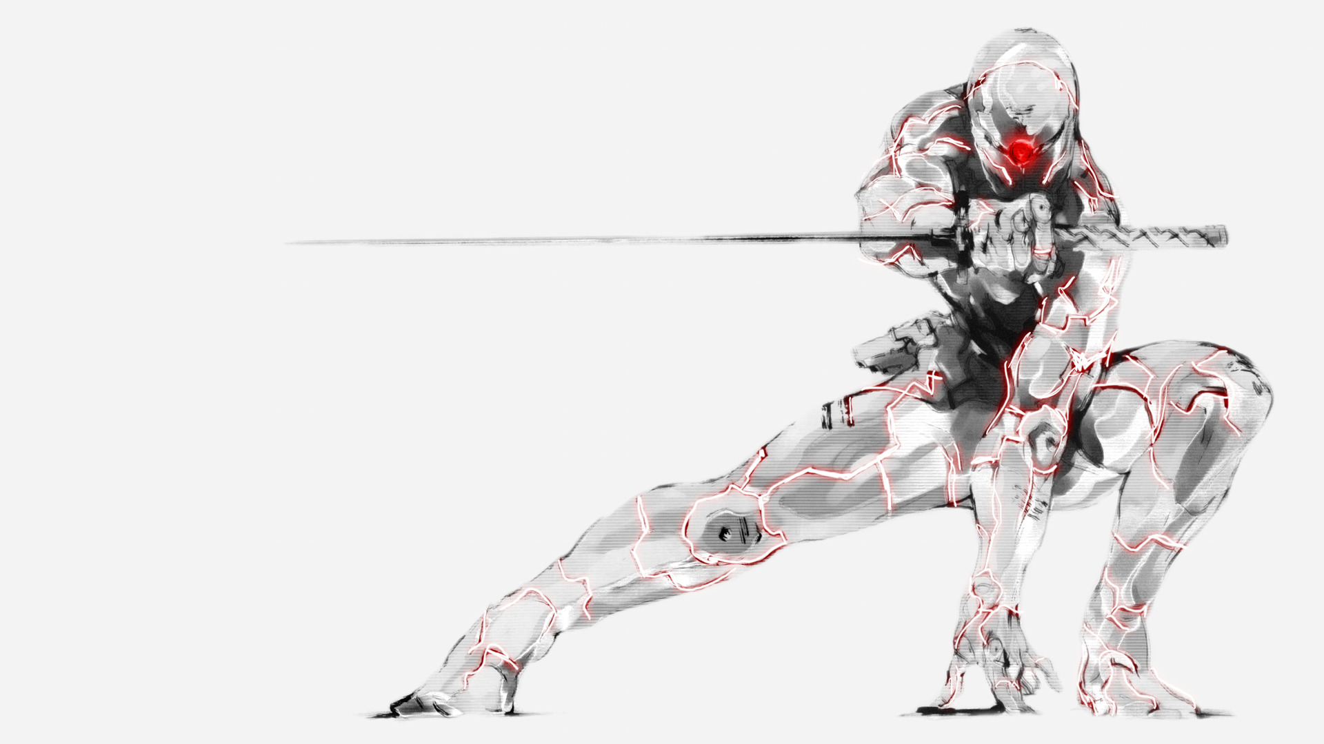 Metal Gear Solid, Gray Fox (character) Wallpaper