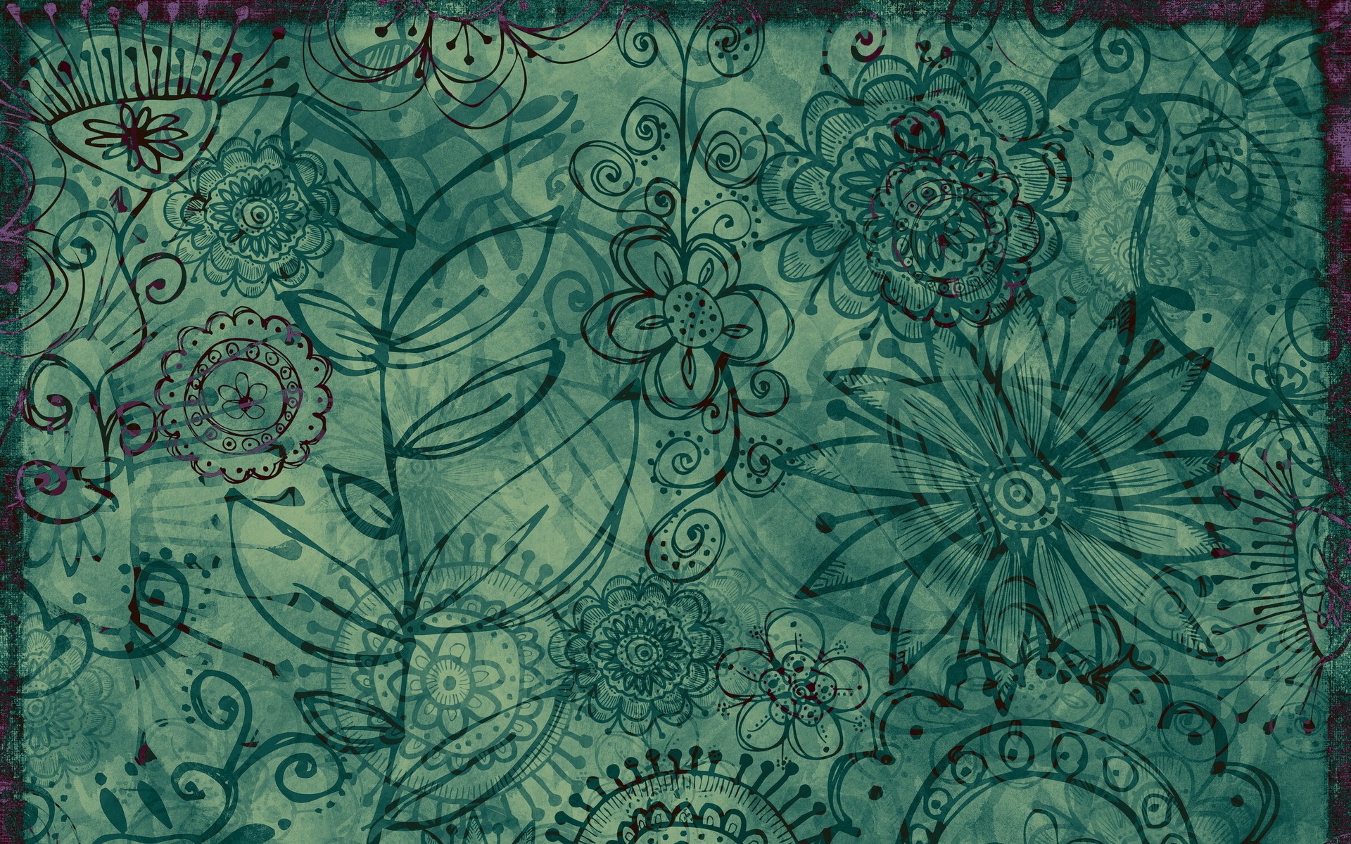 pattern, Artwork, Flowers Wallpaper