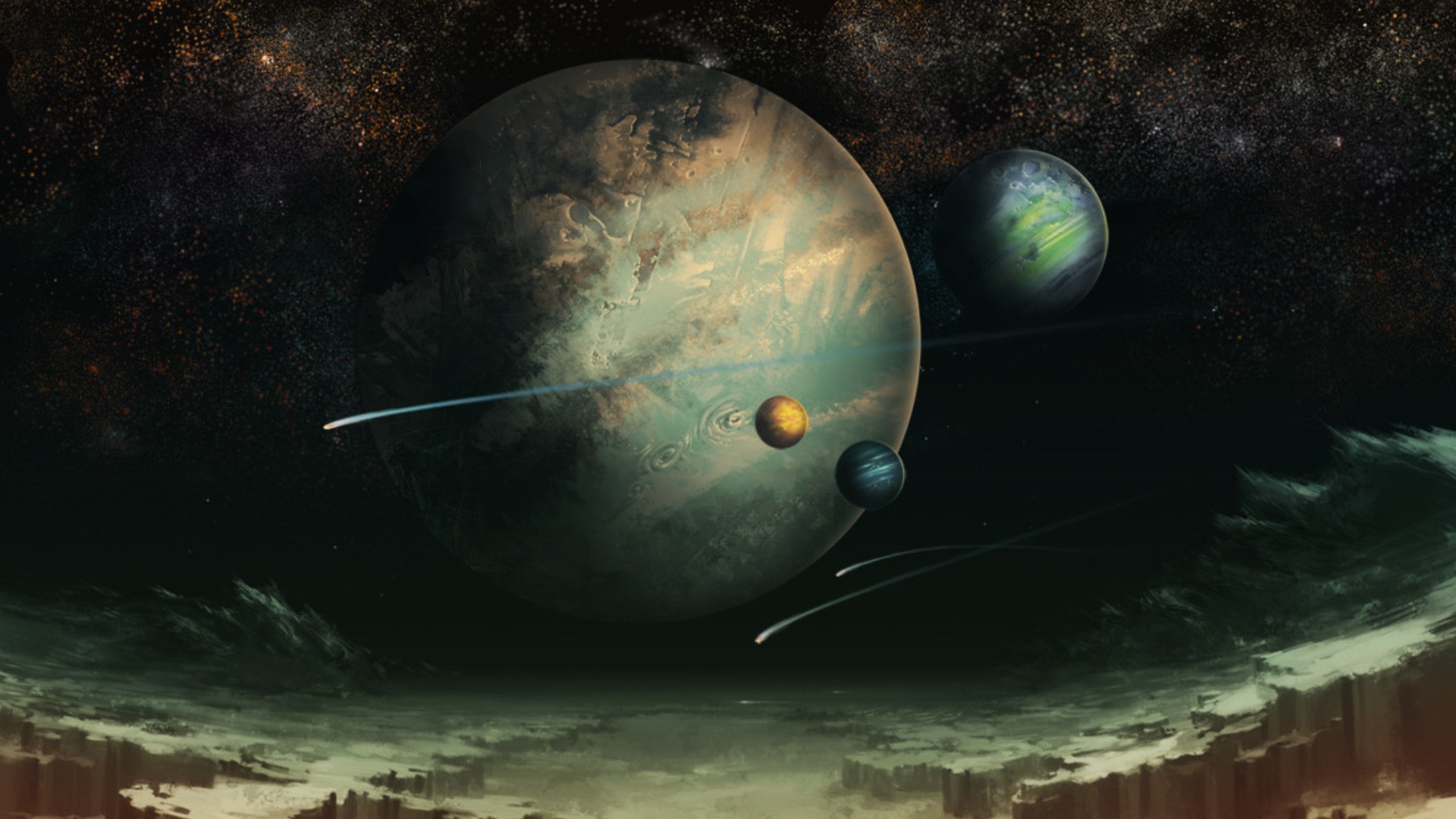 artwork, Science fiction Wallpaper