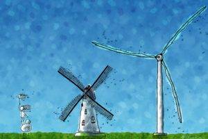 Vladstudio, Windmills, Artwork, Turbines, Wind turbine