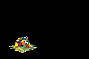 Rubiks Cube, Melting, Artwork
