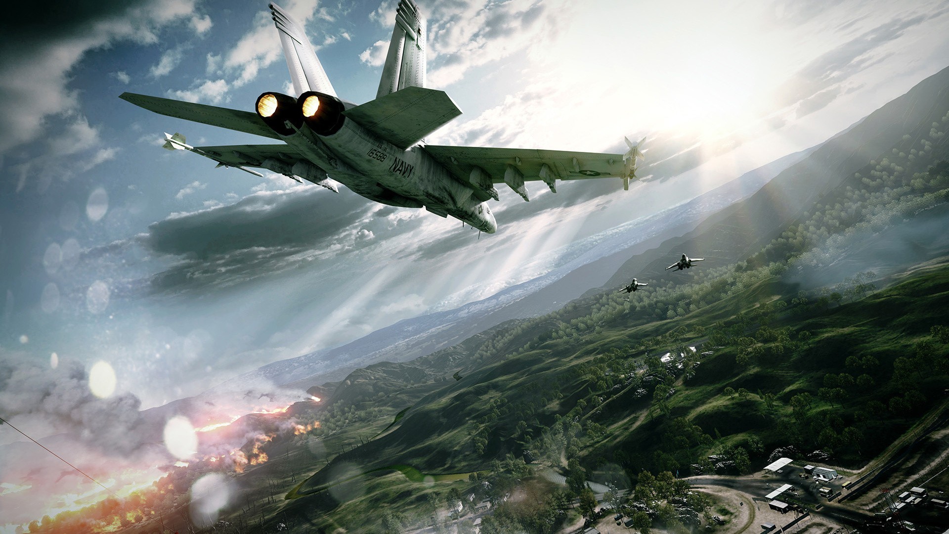 Battlefield 3, Dogfight, Navy, Battlefield, Electronic Arts Wallpaper