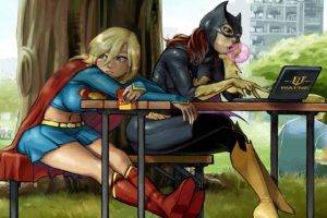 Batgirl, Supergirl, Artwork