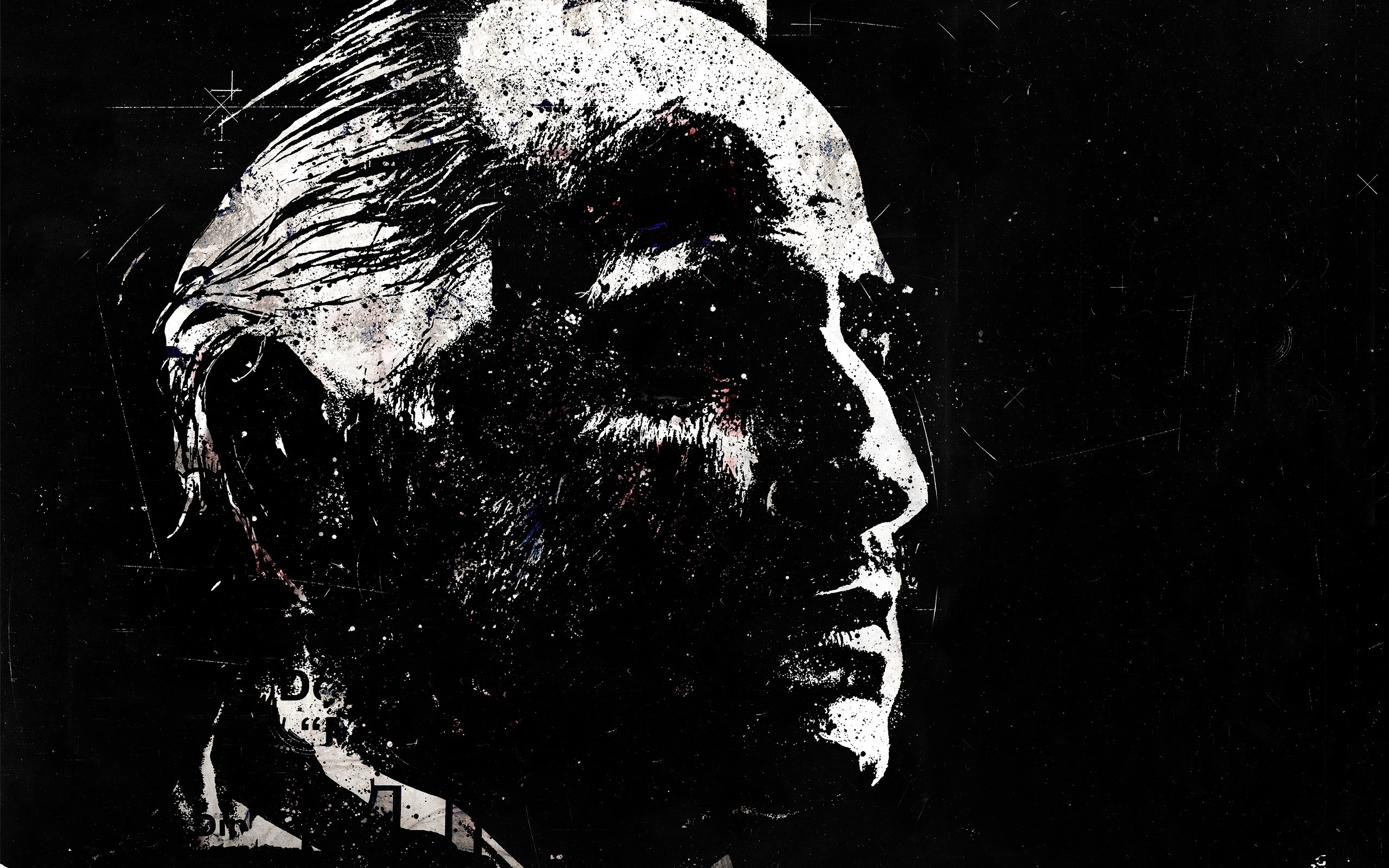 The Godfather, Alex Cherry, Paint splatter, Artwork Wallpaper