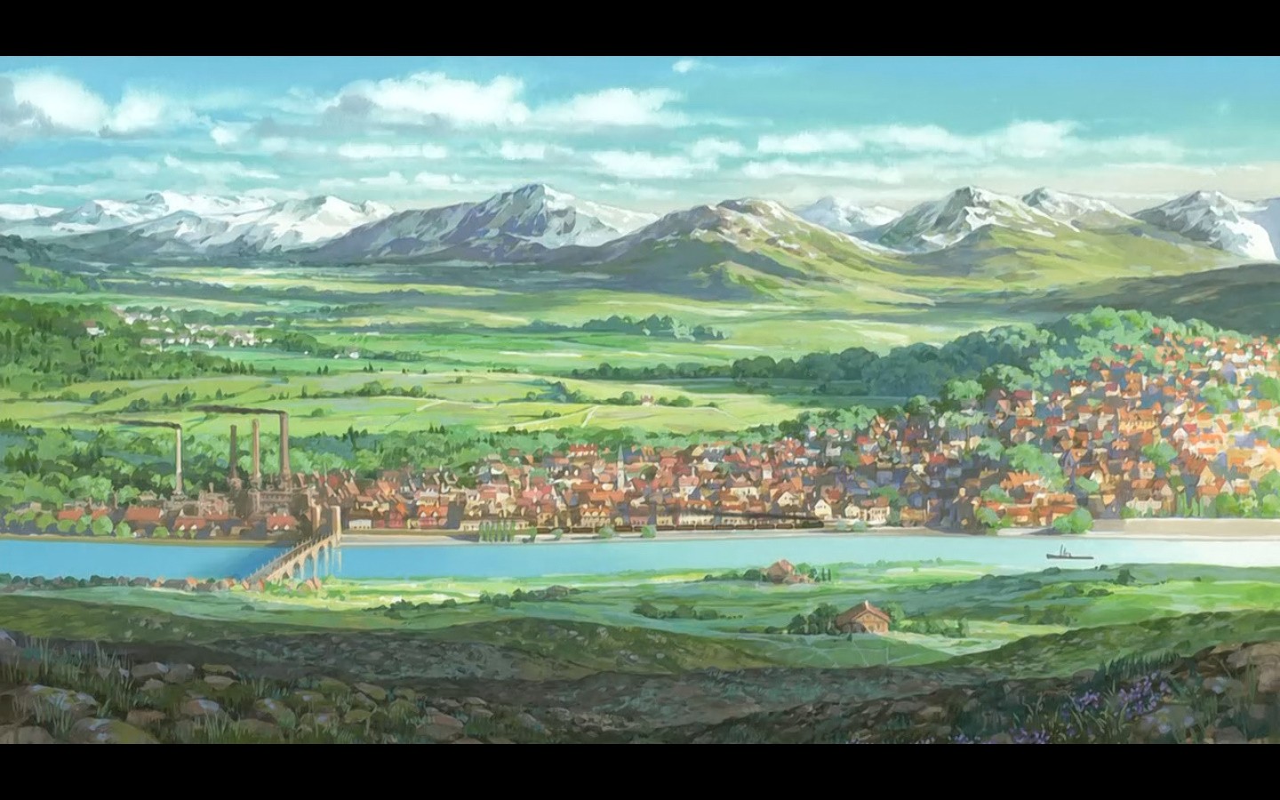 animation, Artwork, Howls Moving Castle, Studio Ghibli, Hayao Miyazaki Wallpaper