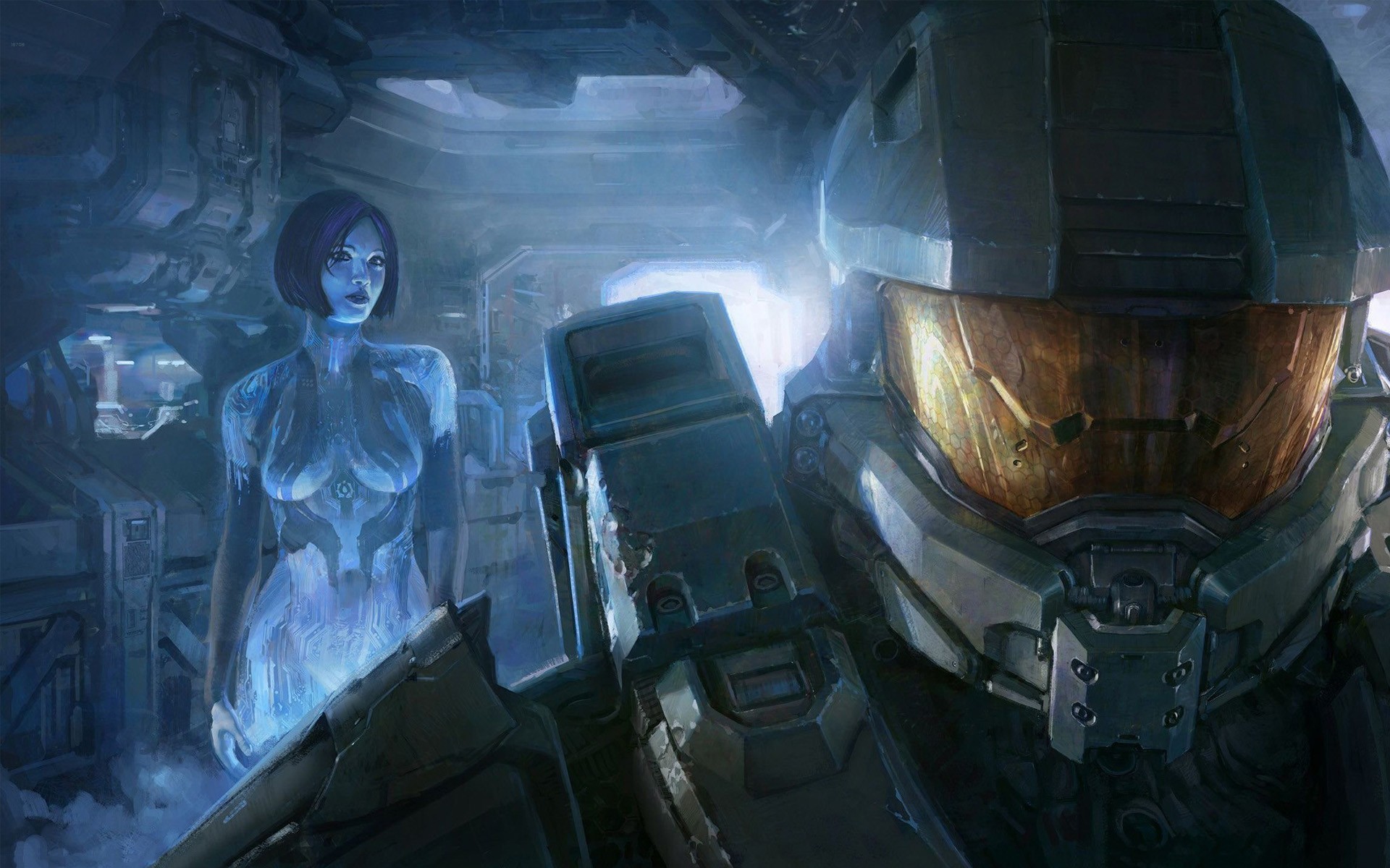 Halo, Halo 4, Cortana, Master Chief Wallpaper
