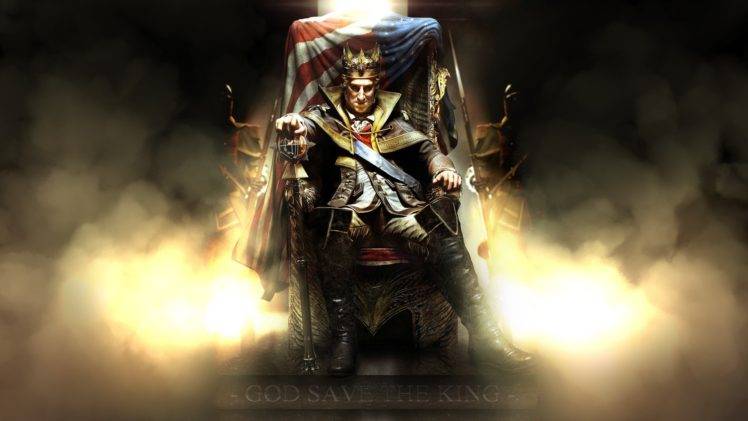 throne, Assassins Creed III, The Tyranny of King Washington HD Wallpaper Desktop Background
