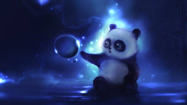 panda, Artwork HD Wallpaper Desktop Background
