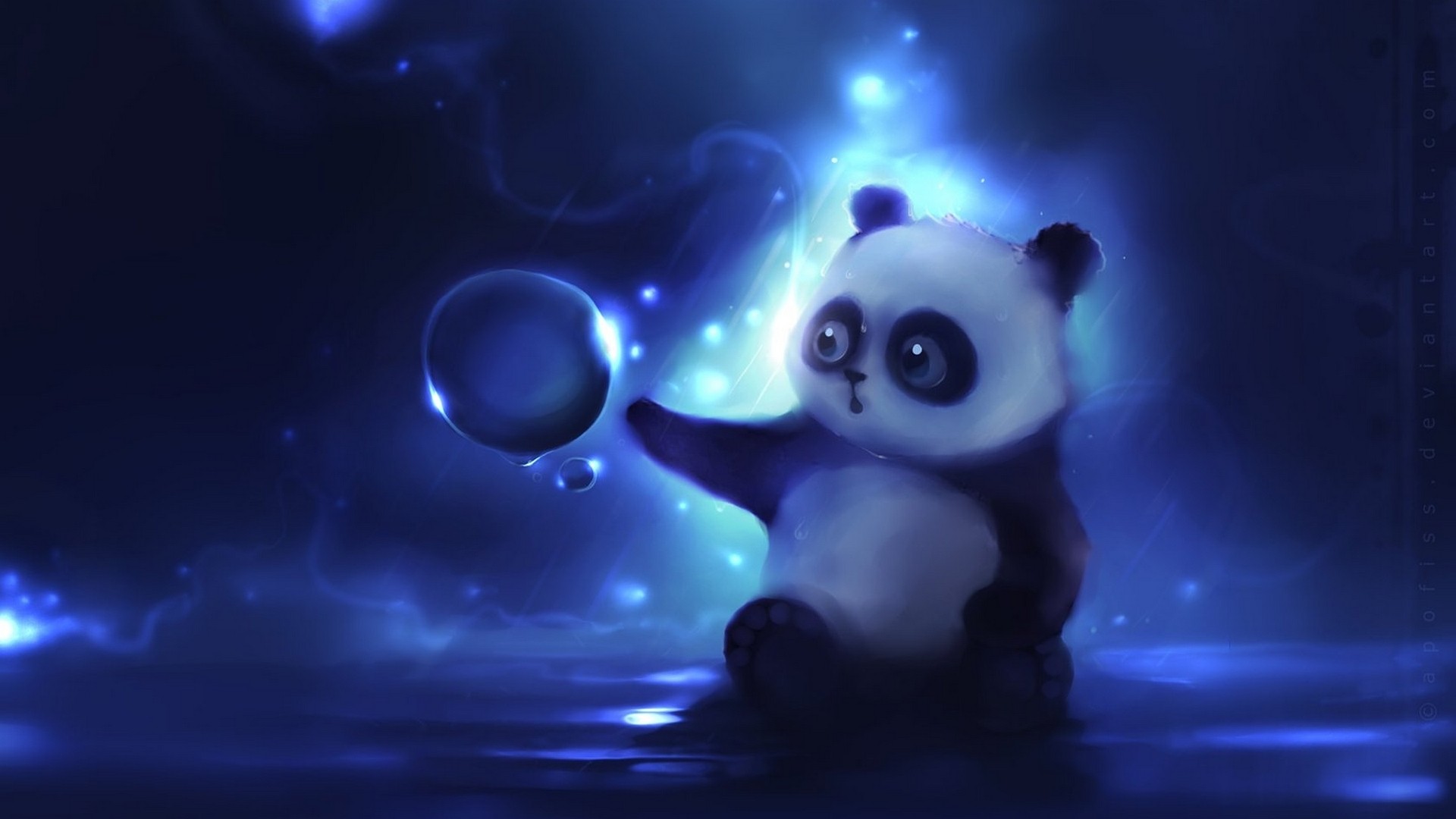 panda, Artwork Wallpaper