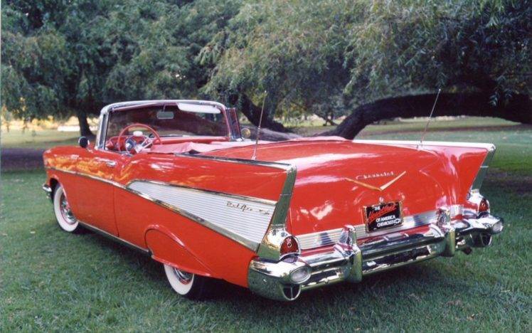 Chevrolet, 1957 Chevrolet, Bel air, Car, Convertible HD Wallpaper Desktop Background