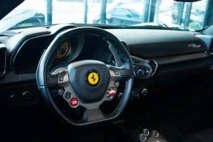 car, Ferrari, Car interior