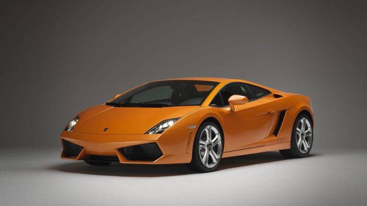 vehicle, Car, Lamborghini, Orange cars HD Wallpaper Desktop Background