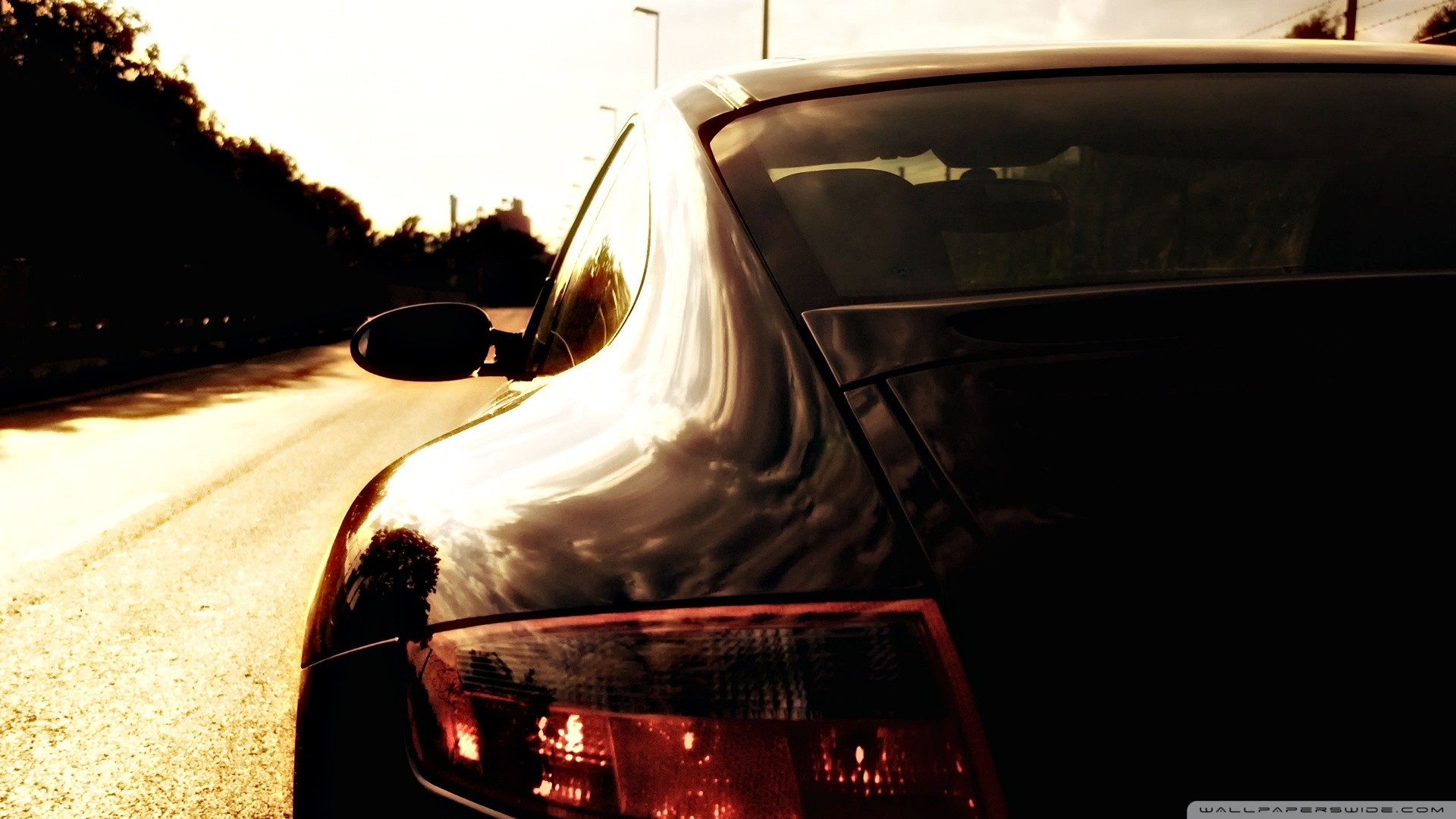 car, Porsche, Road Wallpaper