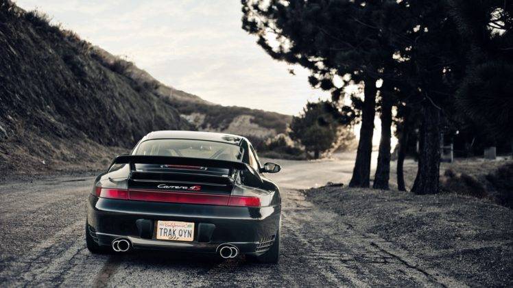 Porsche, Road, Trees, Car HD Wallpaper Desktop Background