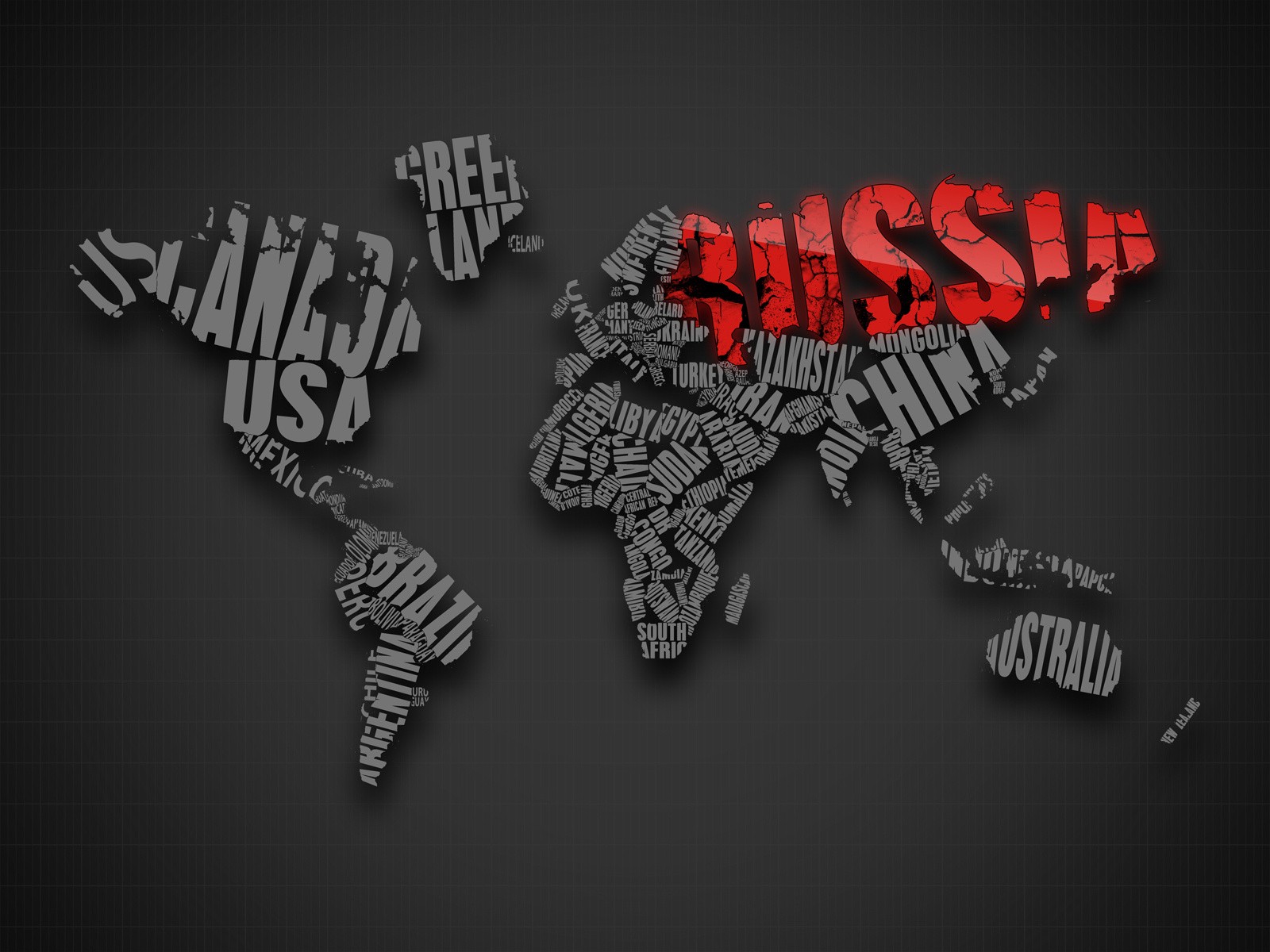 map, Word clouds Wallpaper
