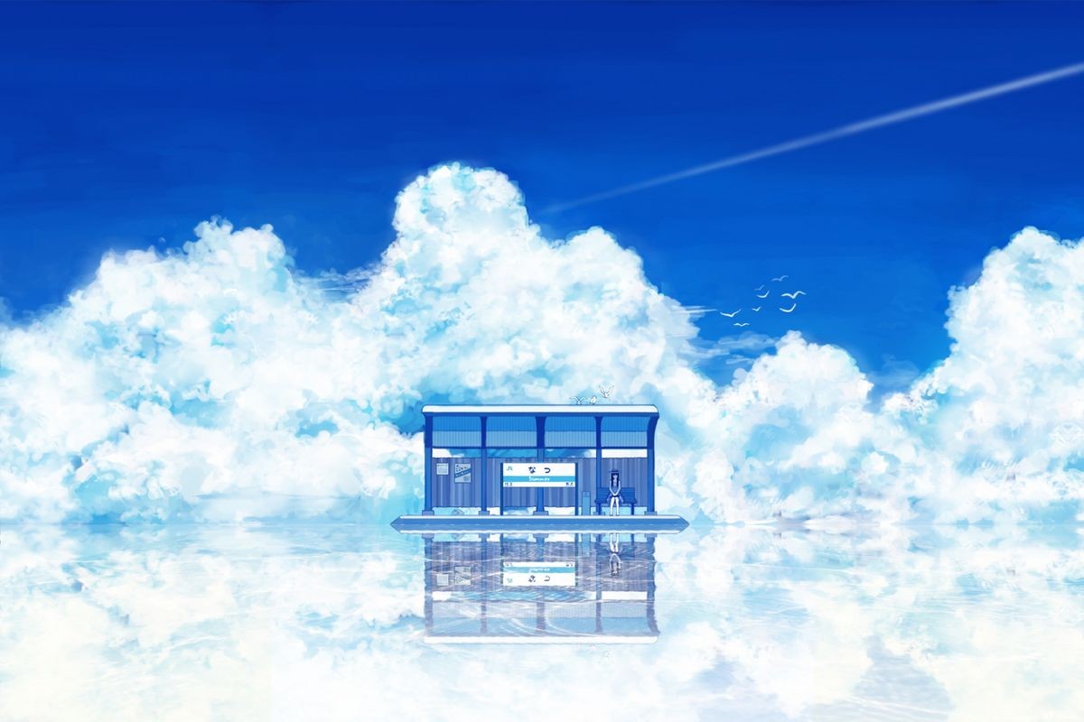 alone, Clouds, Sky Wallpaper