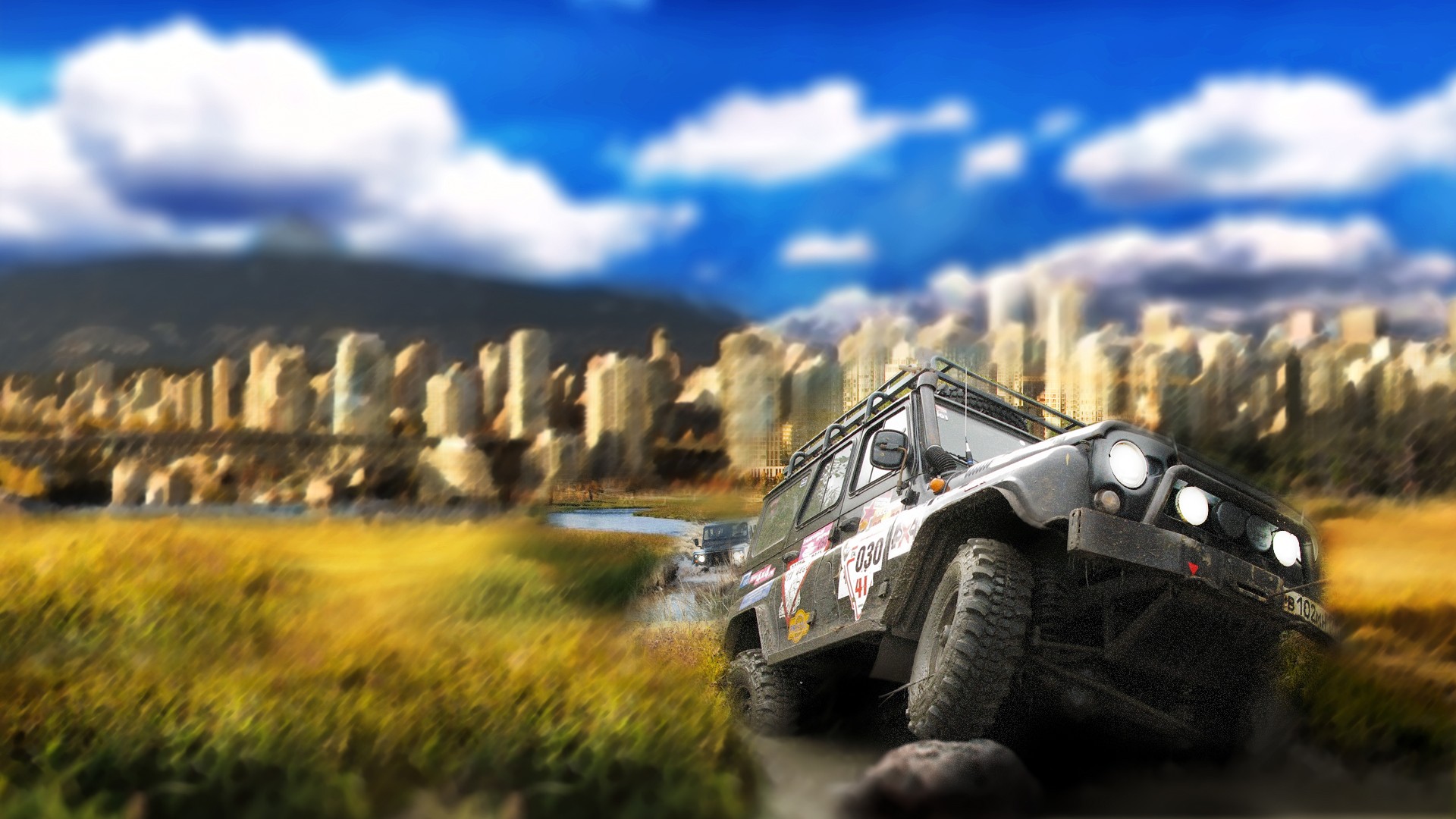 offroad, Cityscape, Vehicle Wallpaper